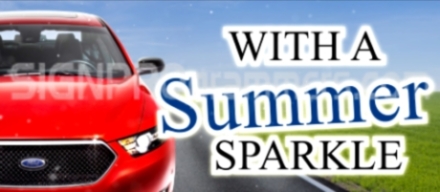 Summer Clean Red Car