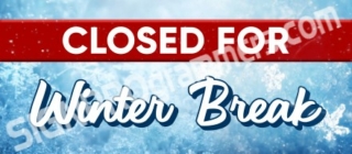 Closed Winter Break