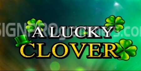 A Lucky Clover graphic