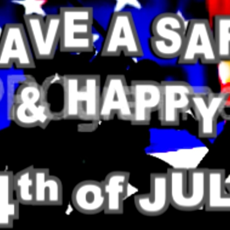 Have a Safe & Happy 4th of July - Eagle Flag