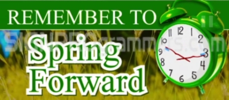 Remember to Spring Forward