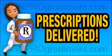 Prescriptions delivered