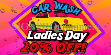 Ladies Day car wash