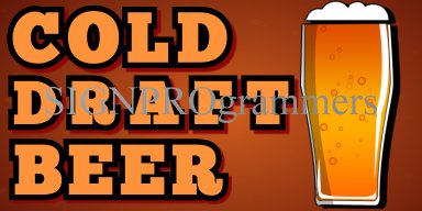 02-026 COLD DRAFT BEER_192x384 40
