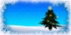 Christmas tree with snowflakes border