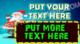 santa message background