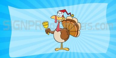 Thanksgiving Turkey ringing bell