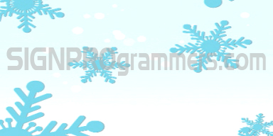 Blue Snowflakes background