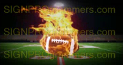 Football burning
