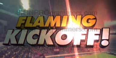 Soccer Flaming Kickoff