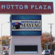 Hutton Plaza digital sign maytag