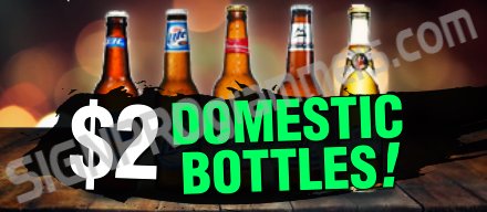 Domestic Bottle Special