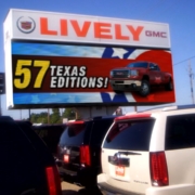 led signs for business. this is an Auto Dealer Sign
