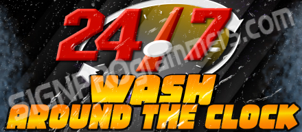 01-CW047_Car Wash Open 24 7 B_192x440W