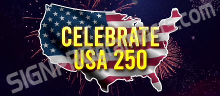 250 America waving flag