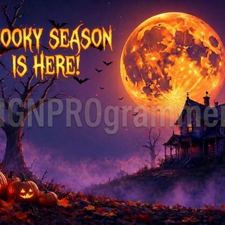 spooky season is here