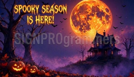 spooky season is here