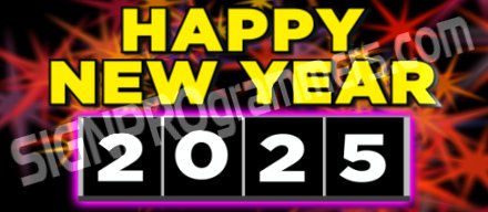 new year 2025 ticker