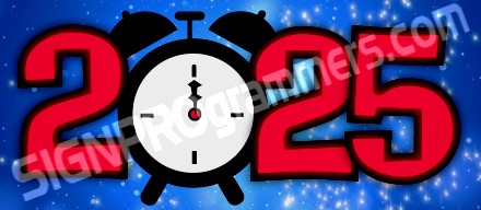 new year new clock 2025