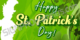 st patricks day vines and yellow sparkles
