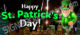 st patricks day city pops up with leprechaun