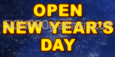 Open New Years Day