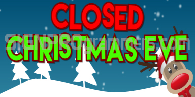 Closed Christmas Eve